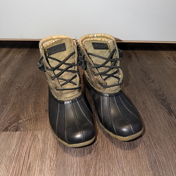 Sperry Black and Olive Winter Boots - Picture 2 of 7